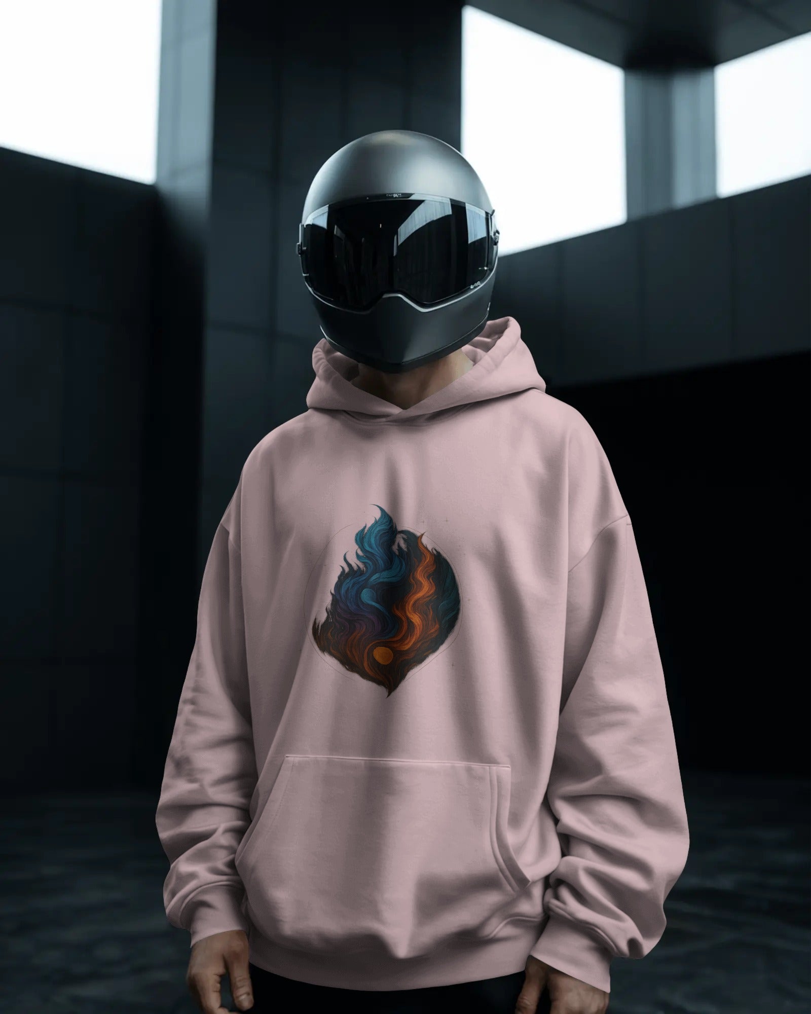 Fireball Unisex Oversized Hoodie