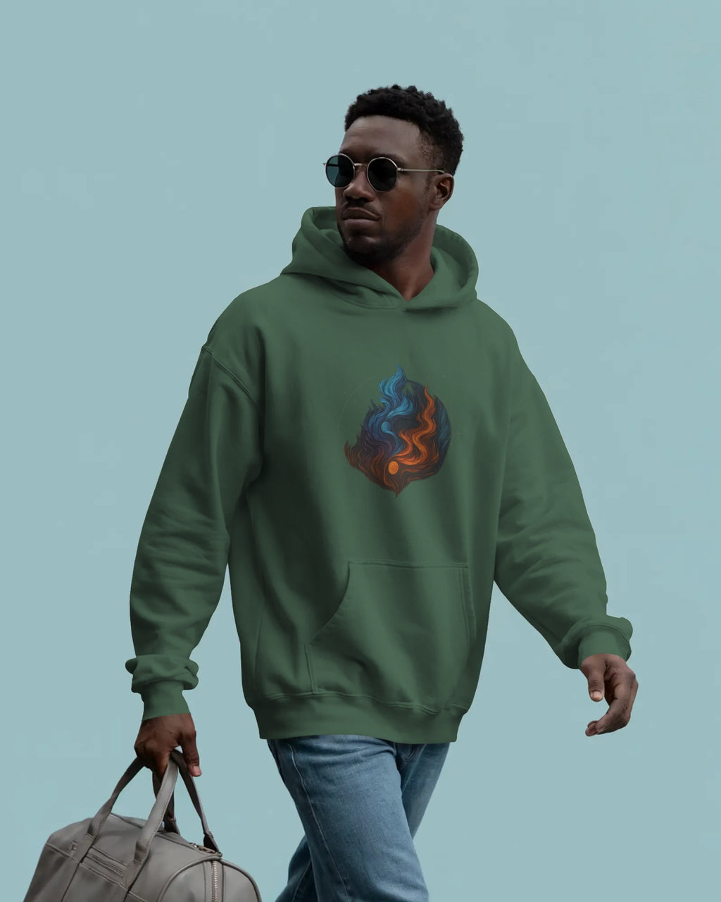 Fireball Unisex Oversized Hoodie